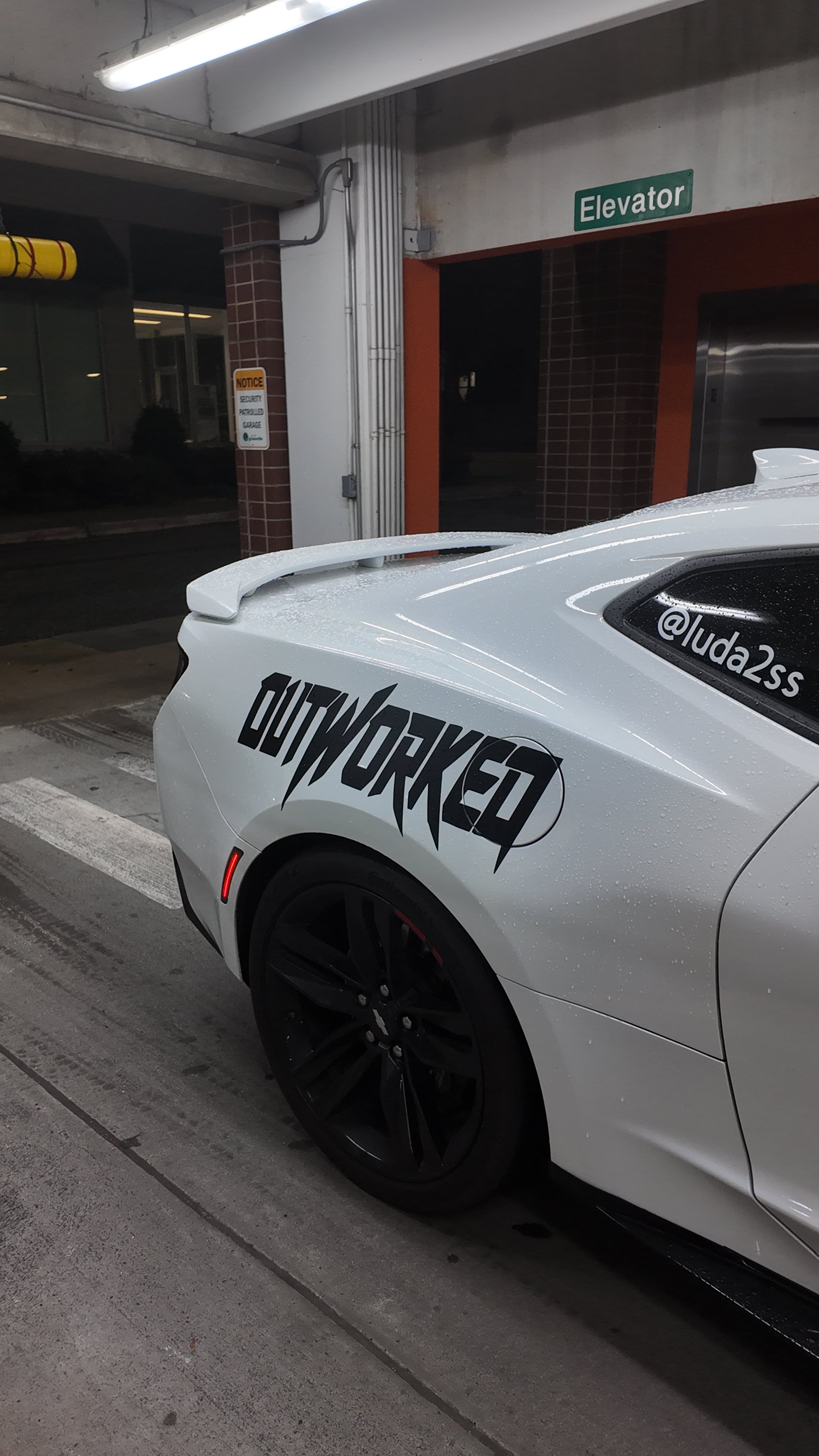 Outworked 30 Inch Decal
