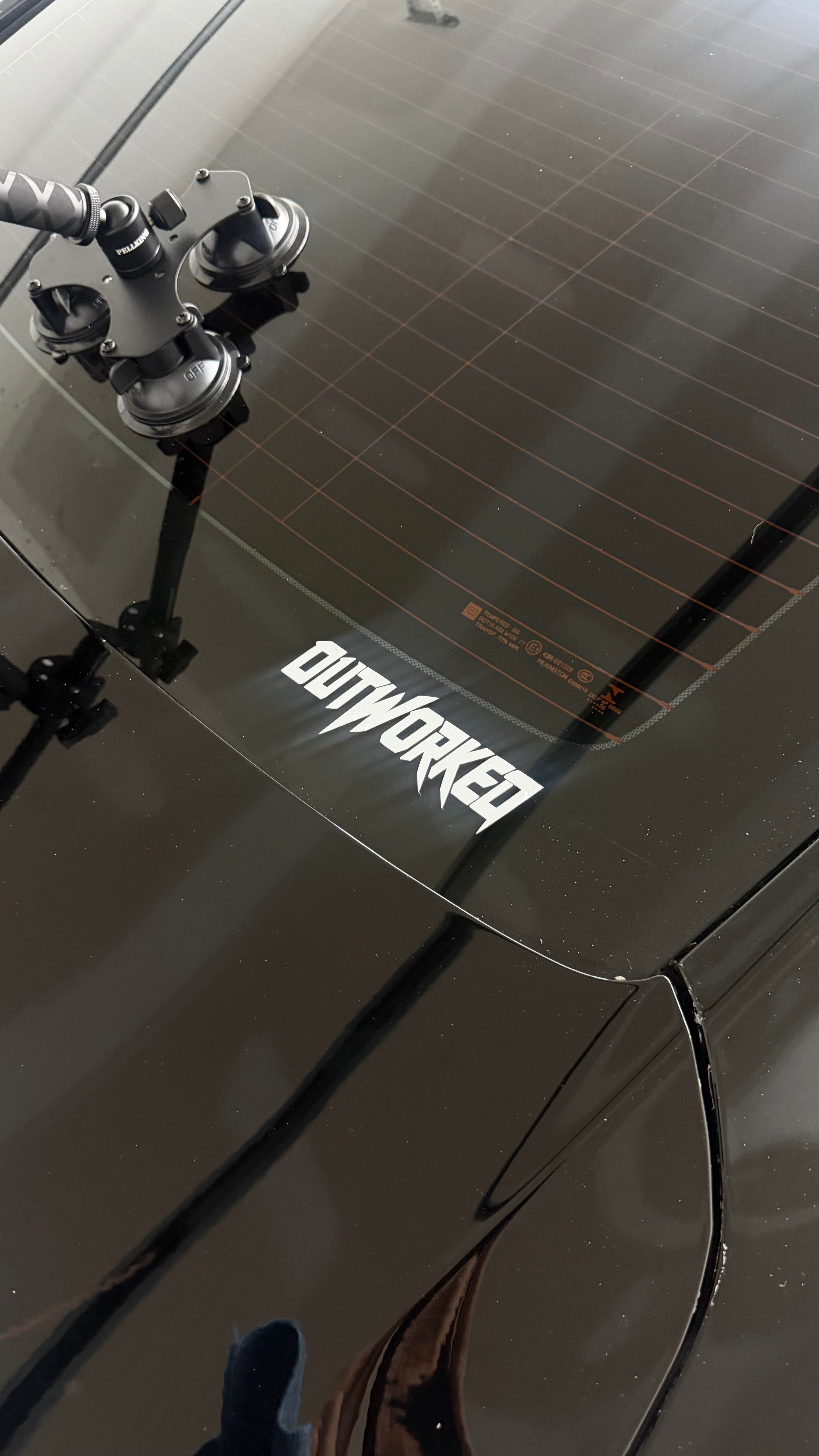 OUTWORKED Decal