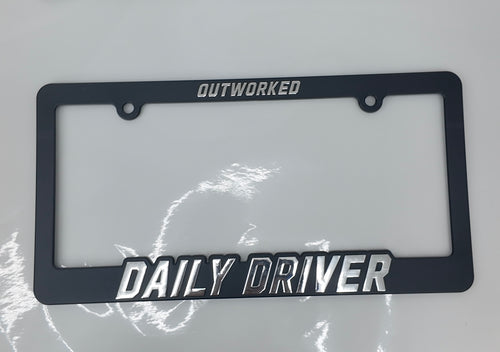 Daily Driver Plate Frame