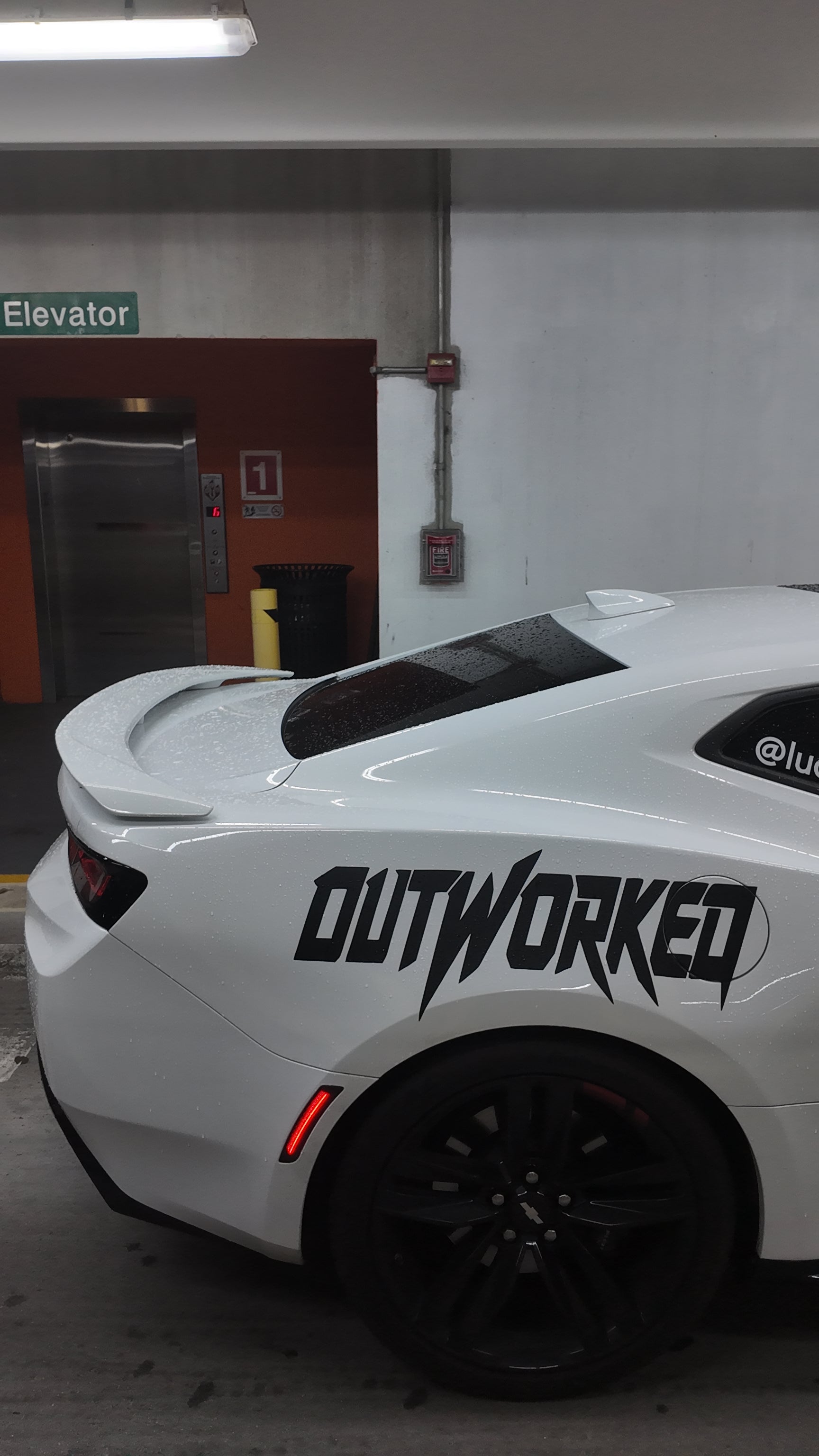 Outworked 30 Inch Decal