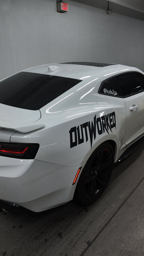 Outworked 30 Inch Decal