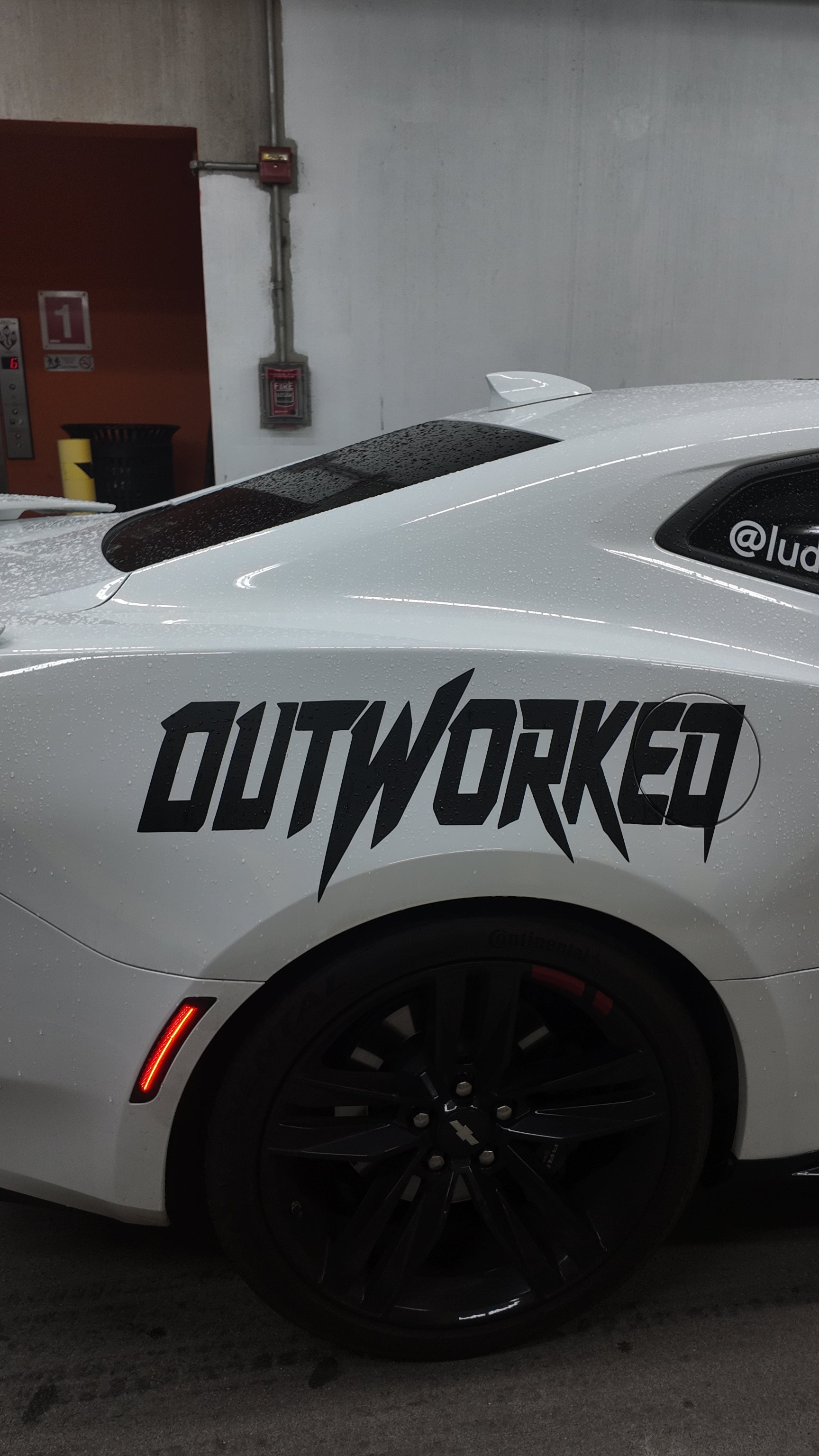 Outworked 30 Inch Decal