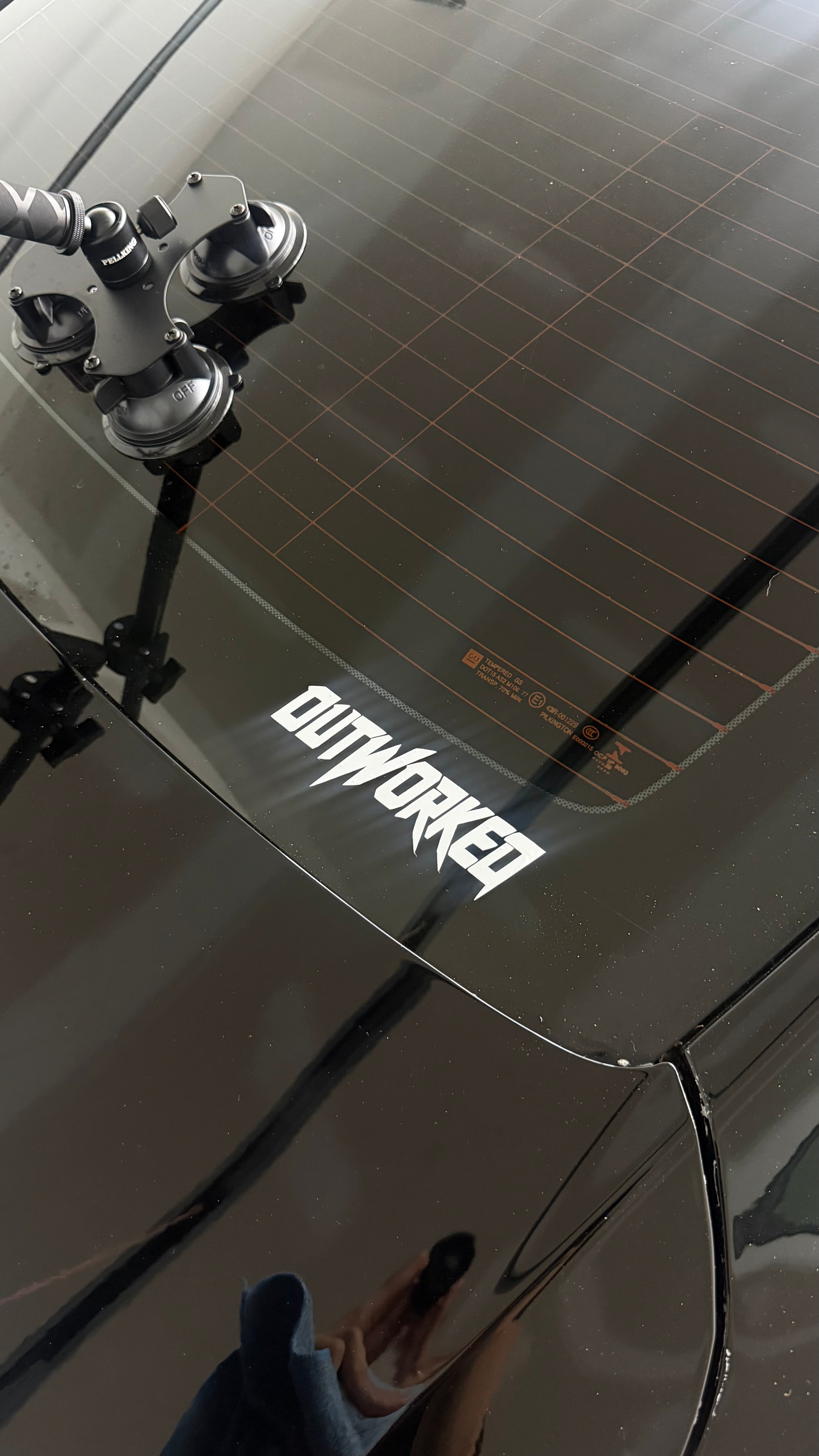 OUTWORKED Decal