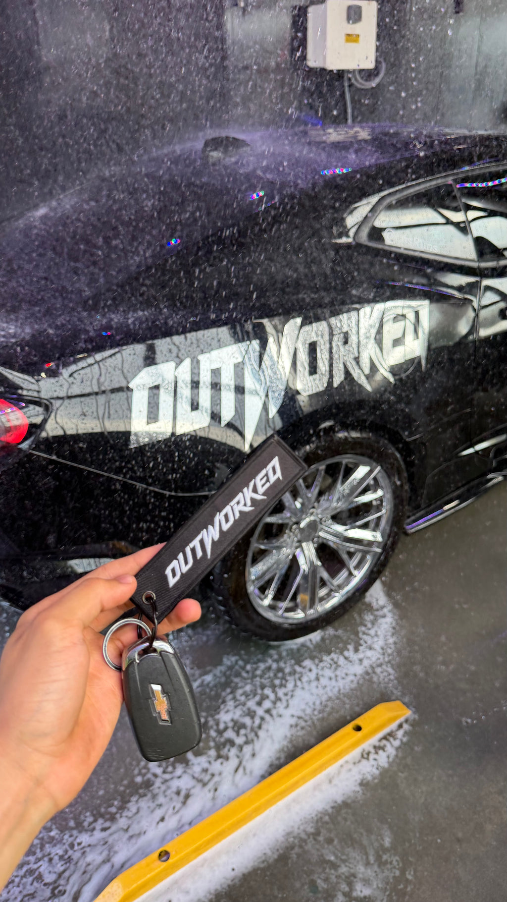 OUTWORKED Keychain